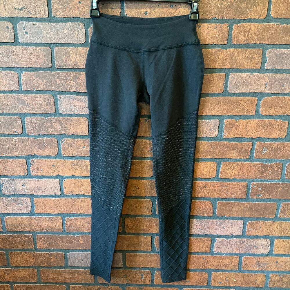 Beyond Yoga Black Quilted Spacedye Leggings - Size XS Low rise